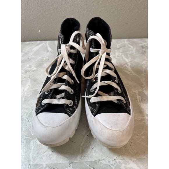 Converse Chuck Taylor All Star Lugged Platform Black Sneakers Women’s Size 7.5 - Picture 6 of 10